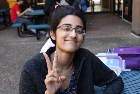 "Not addicted at all. I just use Facebook for school" -Mahija Ginjupali, sophomore.