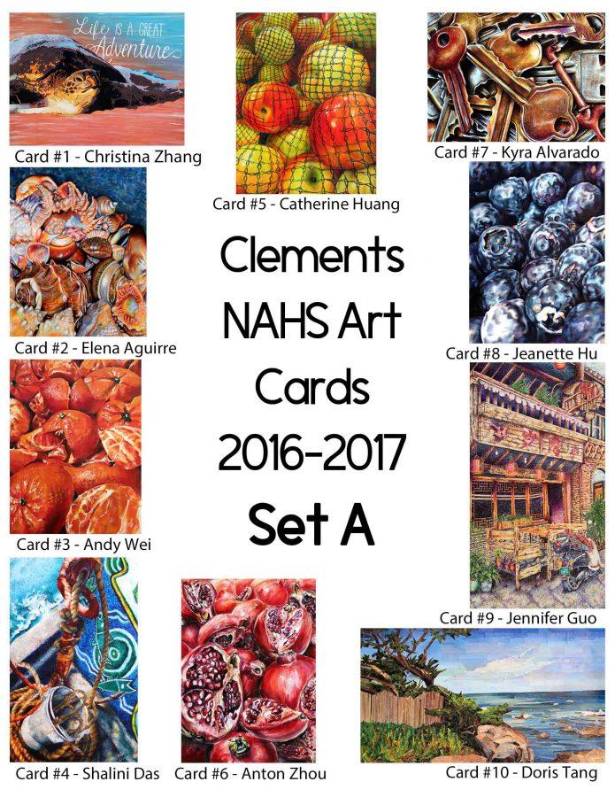 NAHS Presents This Years Art Cards
