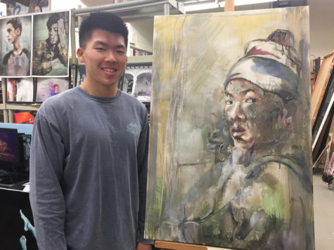 Student artist talks about his creativity