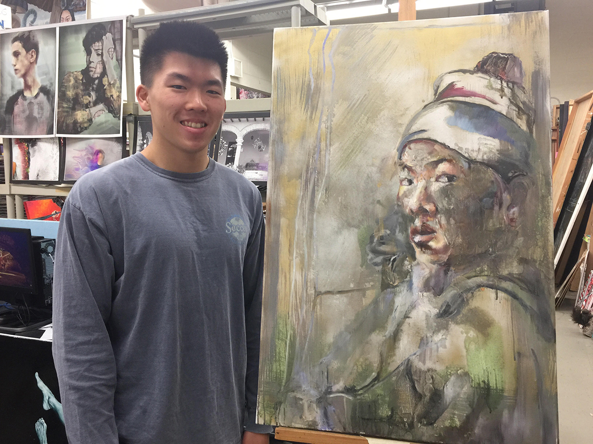 Student artist talks about his creativity – The RoundUp