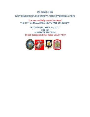 NJROTC ends year with event schedule