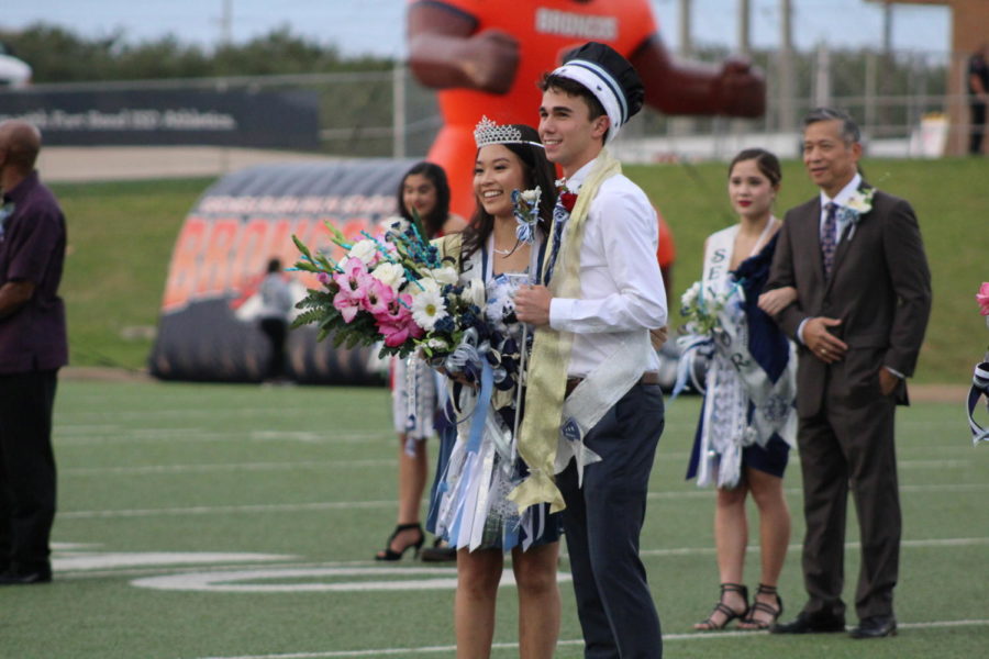 Allyson Ho, Homecoming Queen and Chris Spartalis, Homecoming King