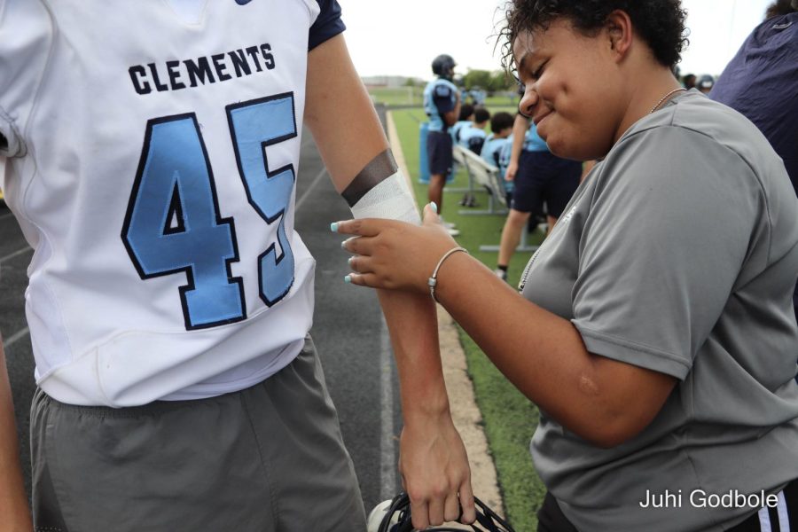 Treating the Injuries- Clements Athletic Trainers