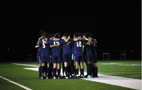 Clements men’s varsity soccer at their first home of the 2021-22 season