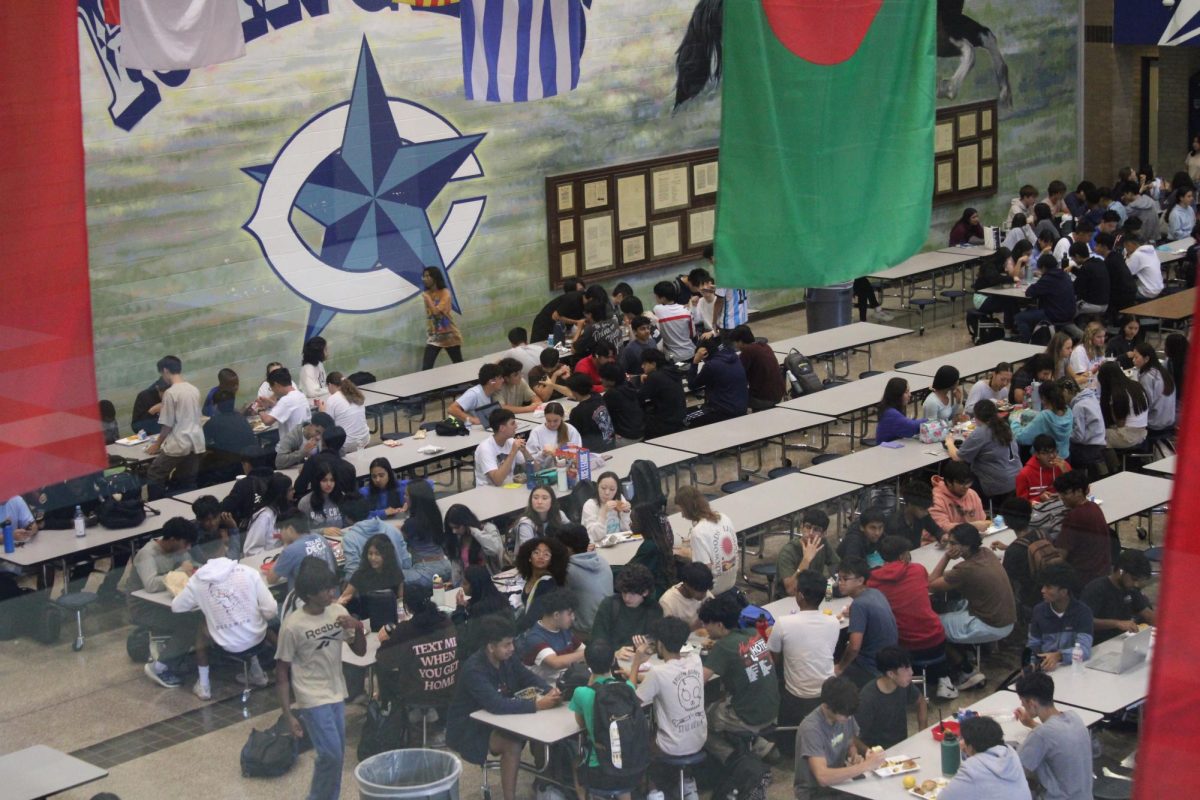 An overhead view of C-lunch.
