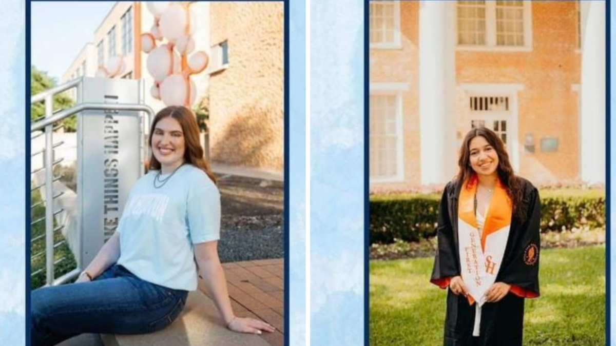 Lily Saenz (left) and Kaylie Argueta (right)