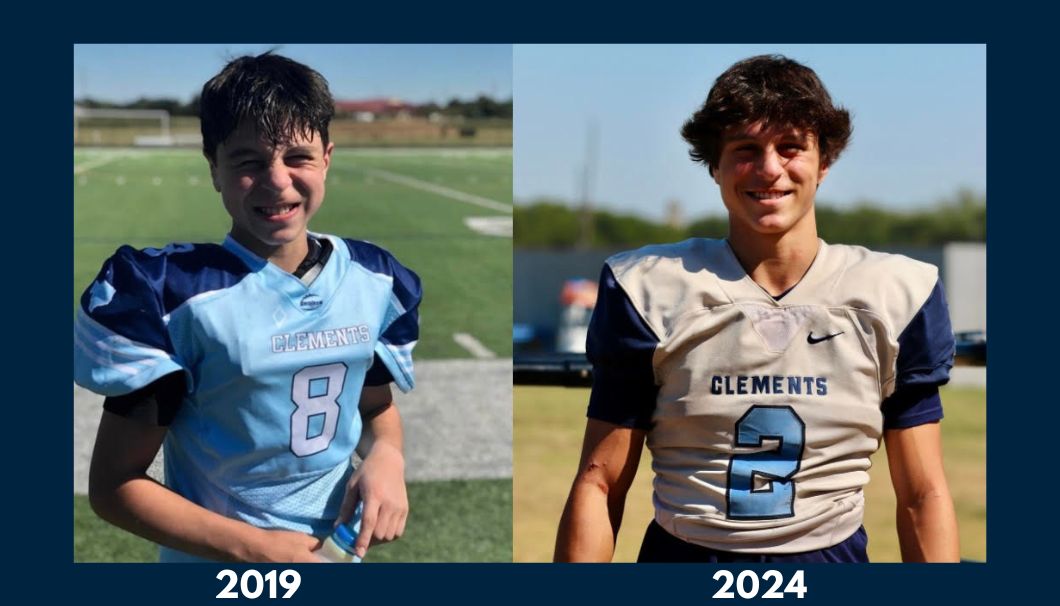 Jreissaty’s growth throughout his years playing football. 