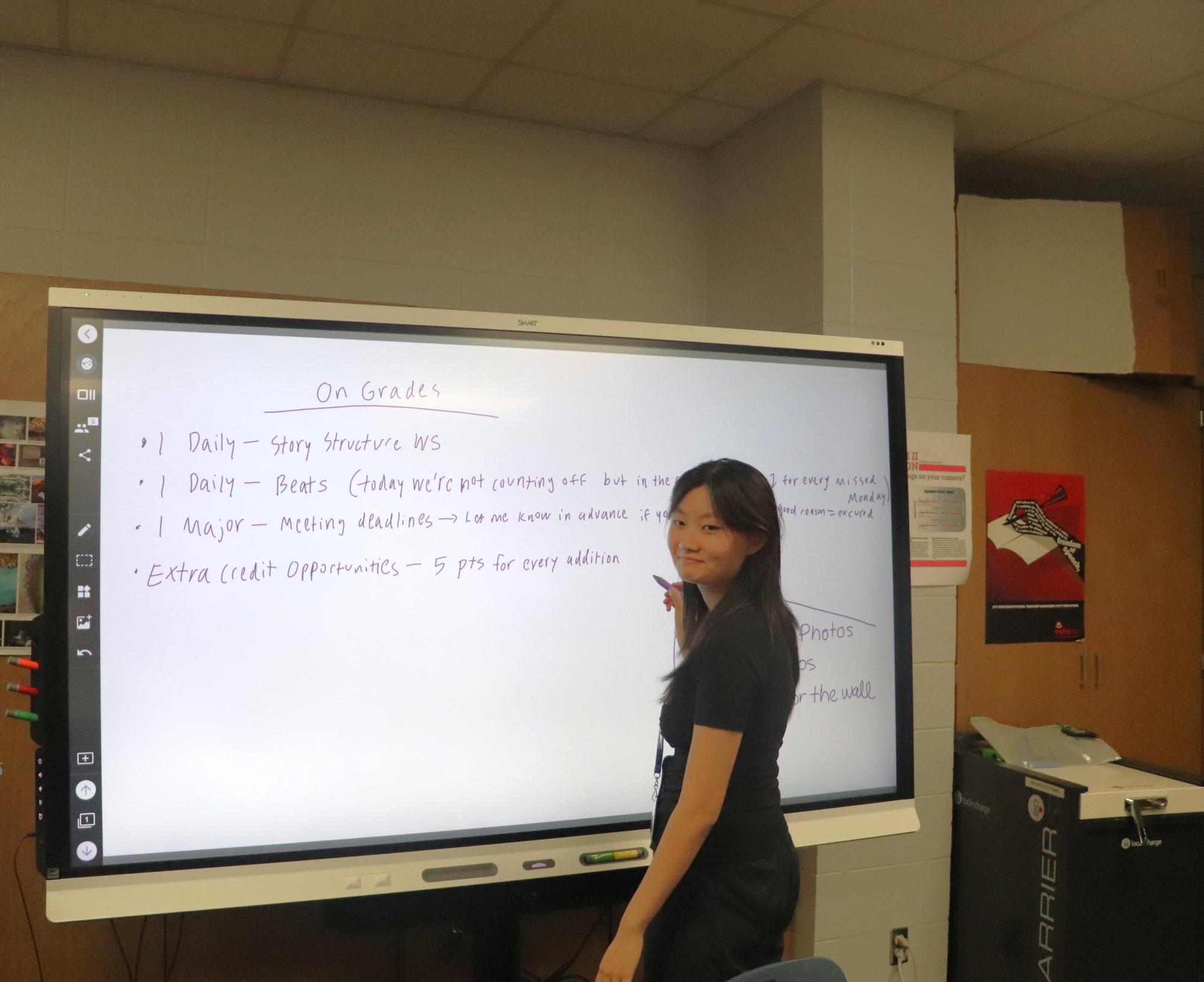 As editor-in-chief, Hu plans to implement her learnings to contribute to the growth of the campus newspaper, which was how she originally discovered her love for journalism.