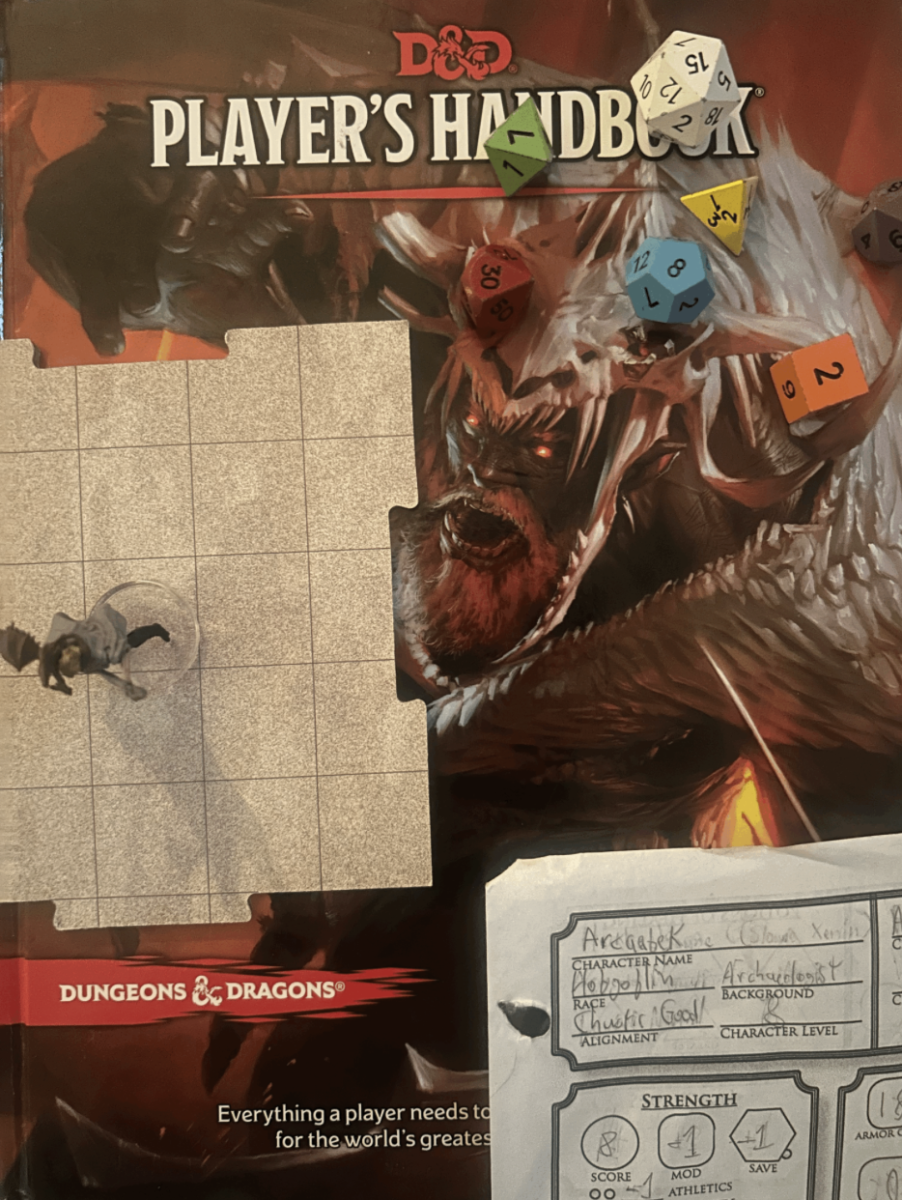 A well-loved "Dungeons and Dragons" boxed set.