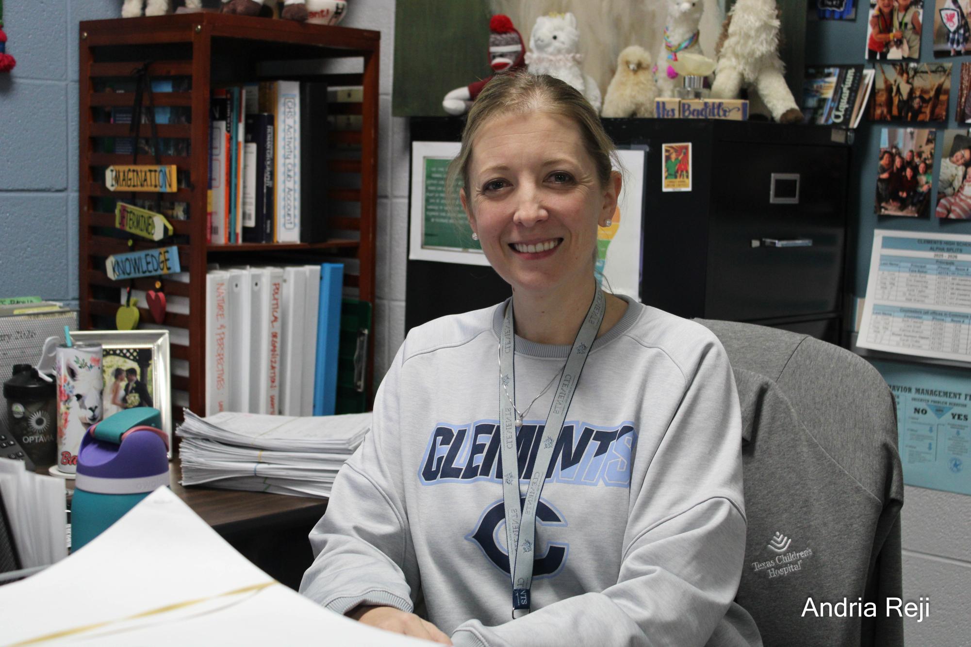 After nearly 20 years at Clements, AP Human Geography teacher Christine Badillo said her decision to stay has never been complicated, influenced by both students and faculty.